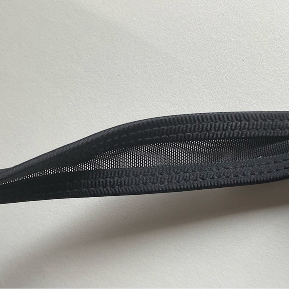 Black Tropical Leaf Print One Piece Swimsuit Tummy Control Lined sz 8 NWT - Picture 9 of 14